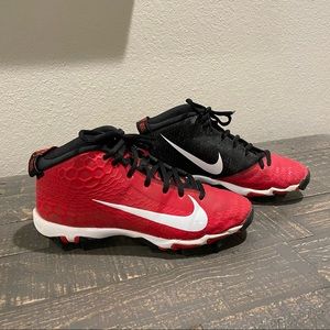 Nike Fastflex 856 baseball cleats, size 4Y